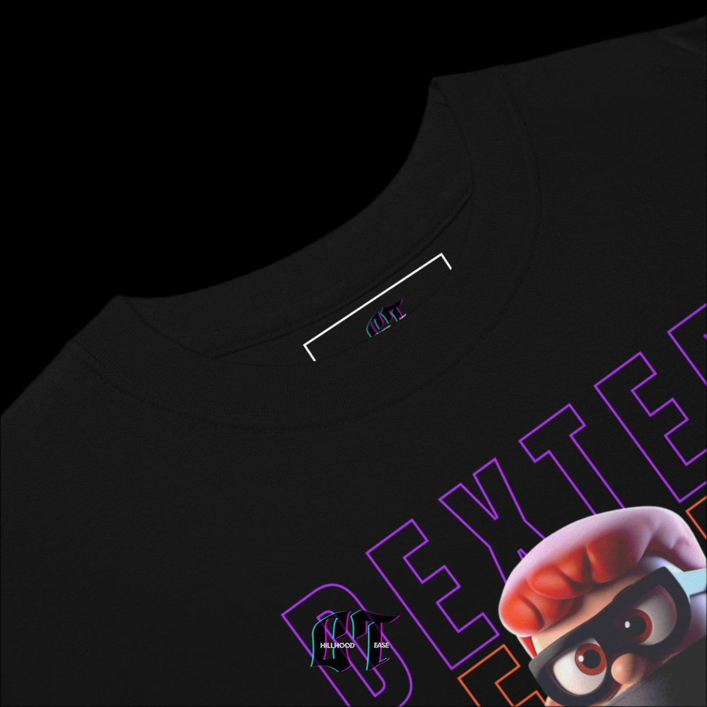 "Big Dex tee from Dexter’s Laboratory"
"Dexter wearing urban clothing and diamond chains"
"Premium heavyweight Dexter’s Laboratory shirt"
"90s cartoon inspired Big Dex t-shirt"
"Close-up of Big Dex urban style tee"
"Men's Big Dex t-shirt with vibrant design"
"Dexter character shirt in soft cotton"
"Nostalgic Dexter's Laboratory apparel"
"Big Dex premium tee with structured fit"
"Casual wear featuring Dexter in street style"