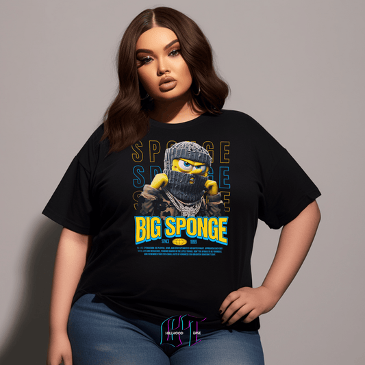 "Big Sponge" Spongebob Squarepants Graphic T-shirt